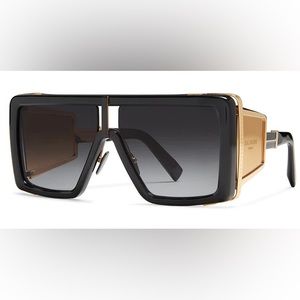 Wonderboy II Sun Black and Gold Balmain Sunglasses